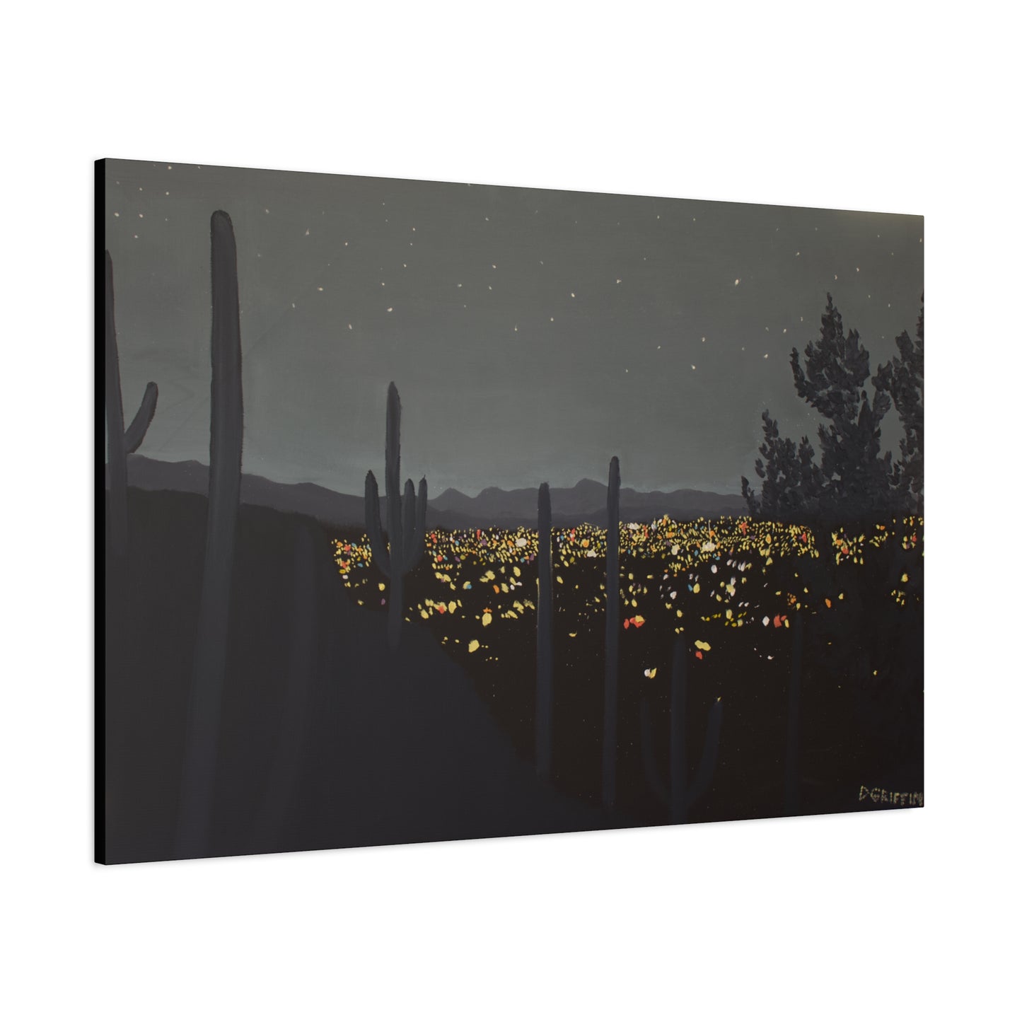 "Ocean of Jewels" - Stretched Canvas Wall Decor