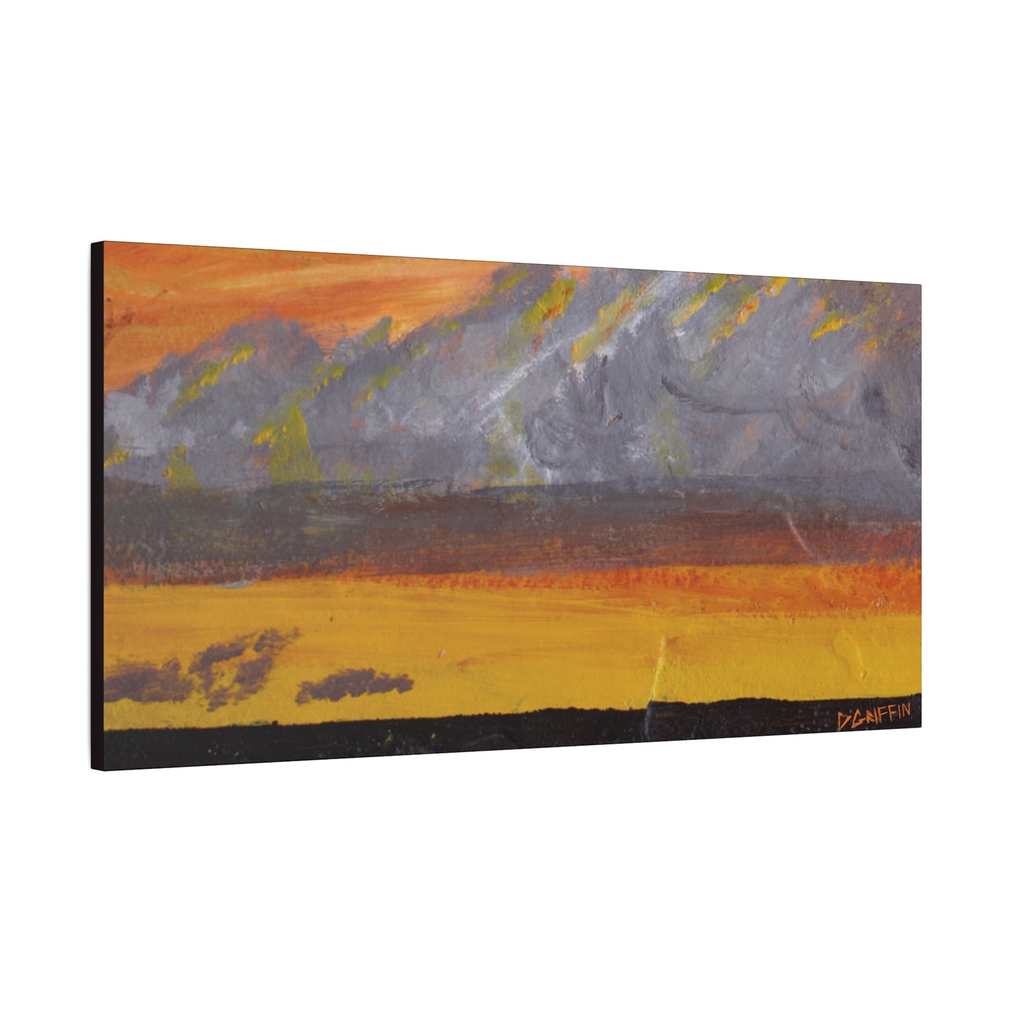 "Sonoran Monsoon" - Stretched Canvas Wall Decor