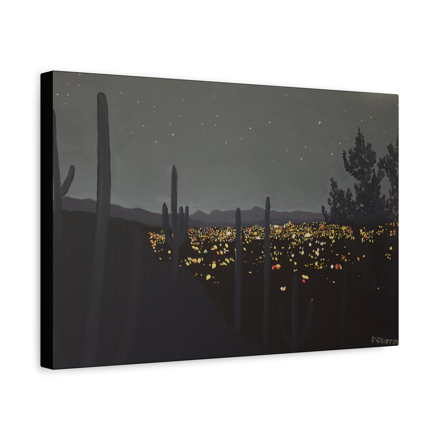 "Ocean of Jewels" - Stretched Canvas Wall Decor