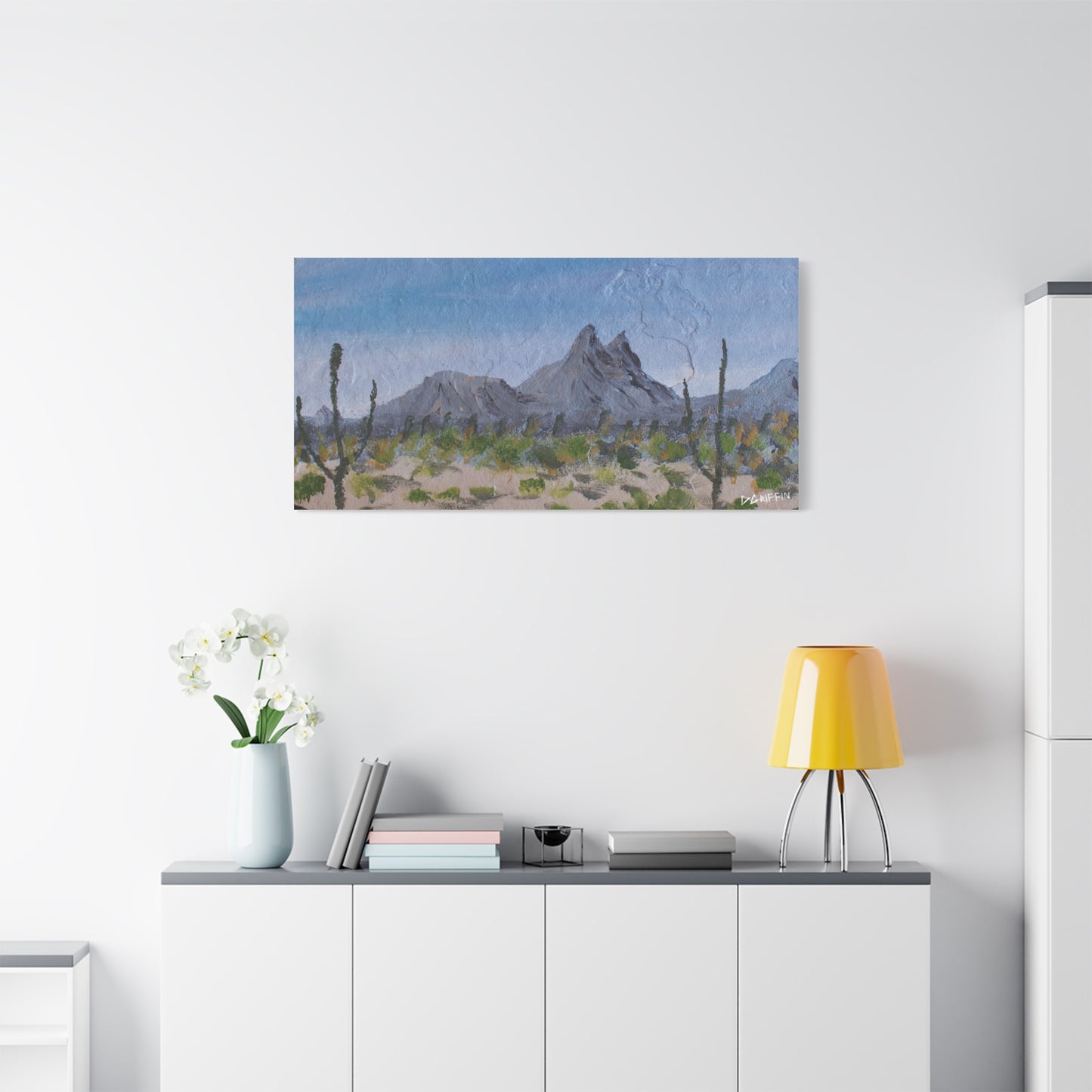 "Morning Mountain Haze" - Stretched Canvas Wall Decor