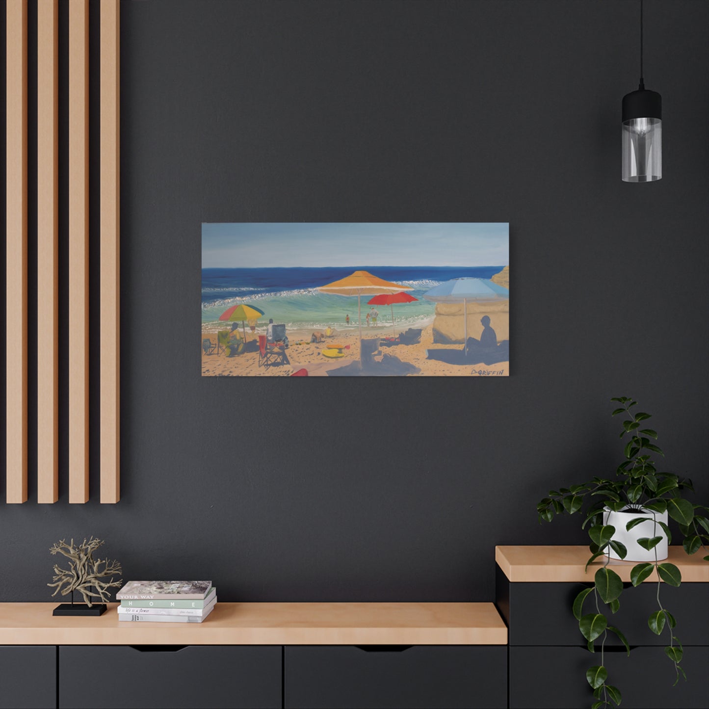 "South Casa Beach" - Stretched Canvas Wall Decor