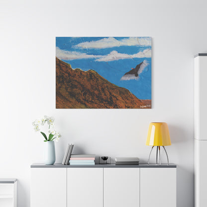 "Sonoran Scavenger" - Stretched Canvas Wall Decor