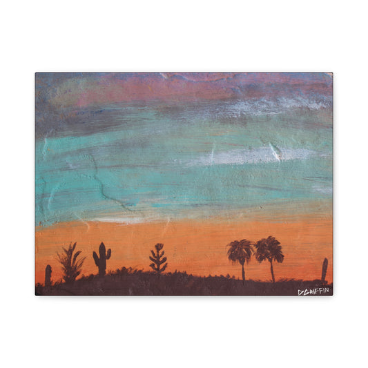"Sonoran Sunset" - Stretched Canvas Wall Decor