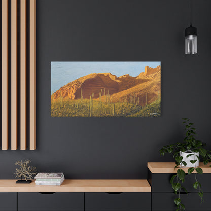"Golden Hour at Finger Rock Trail" - Stretched Canvas Wall Decor