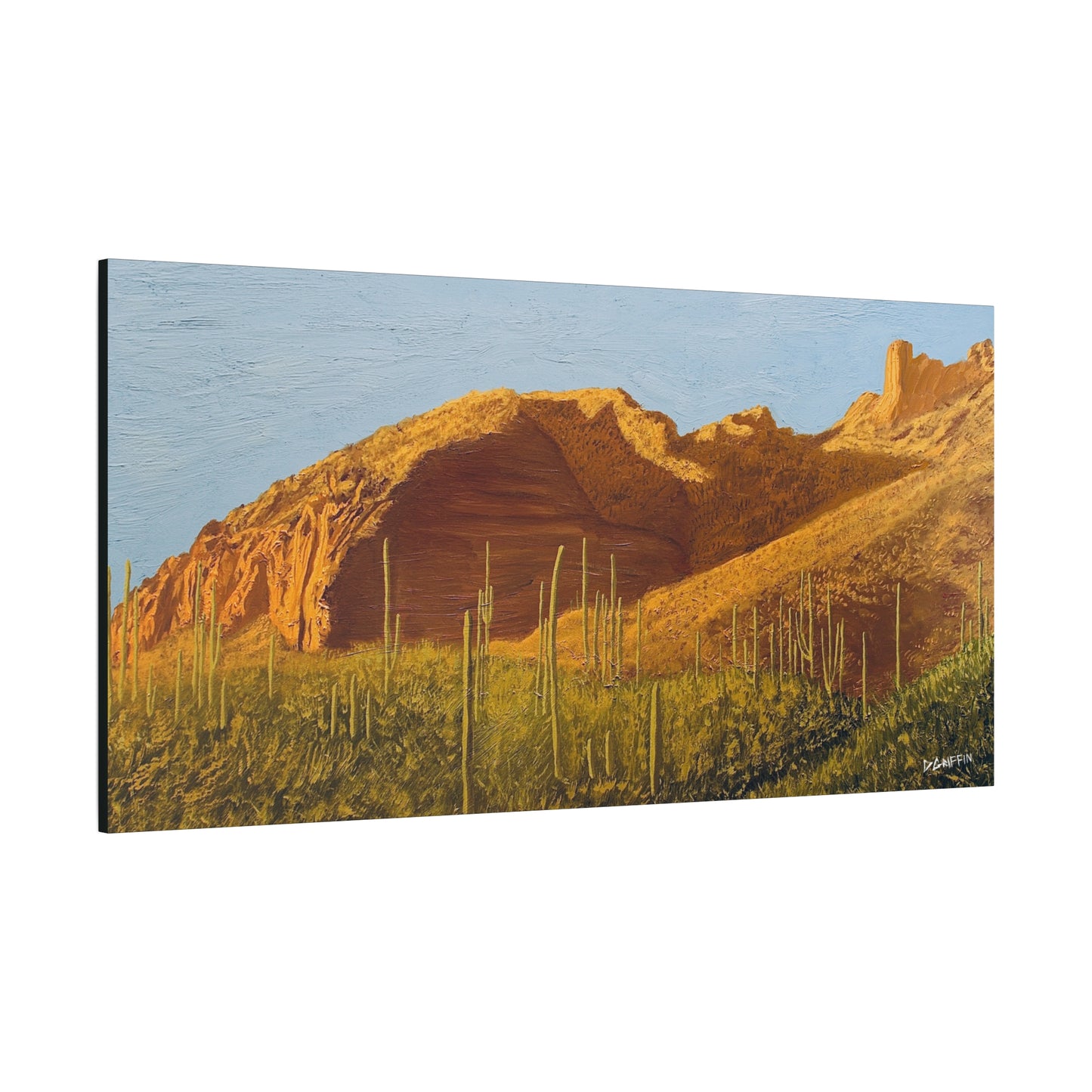 "Golden Hour at Finger Rock Trail" - Stretched Canvas Wall Decor