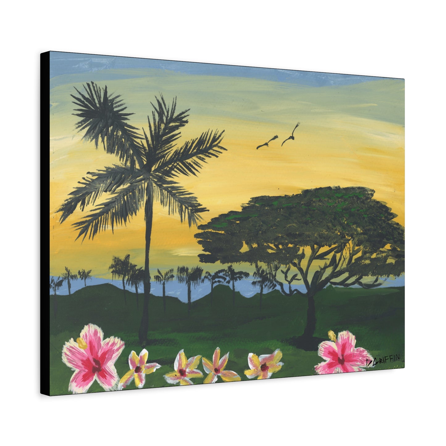 "Four Seasons Kona" - Stretched Canvas Wall Decor