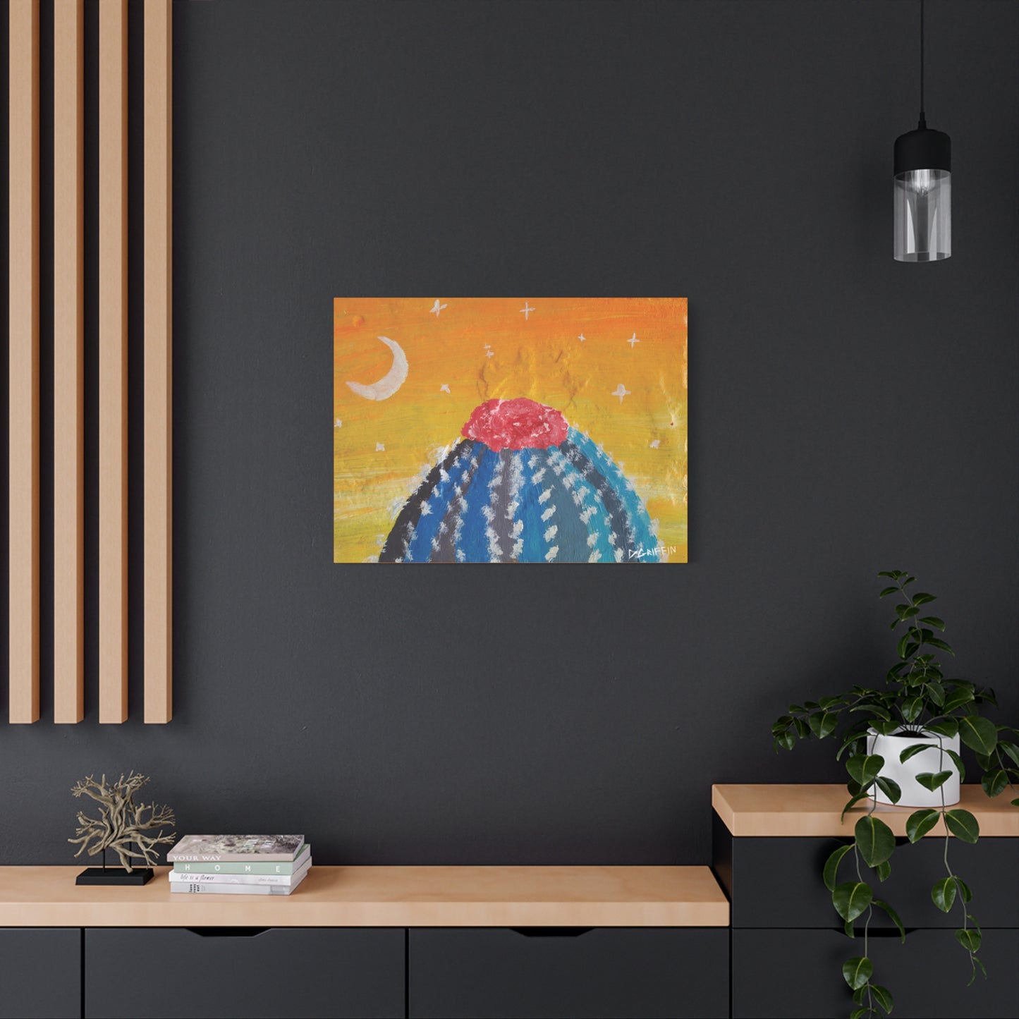 "Midnight Dream" - Stretched Canvas Wall Decor