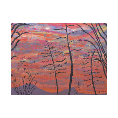 "Agave Sunset" - Stretched Canvas Wall Decor