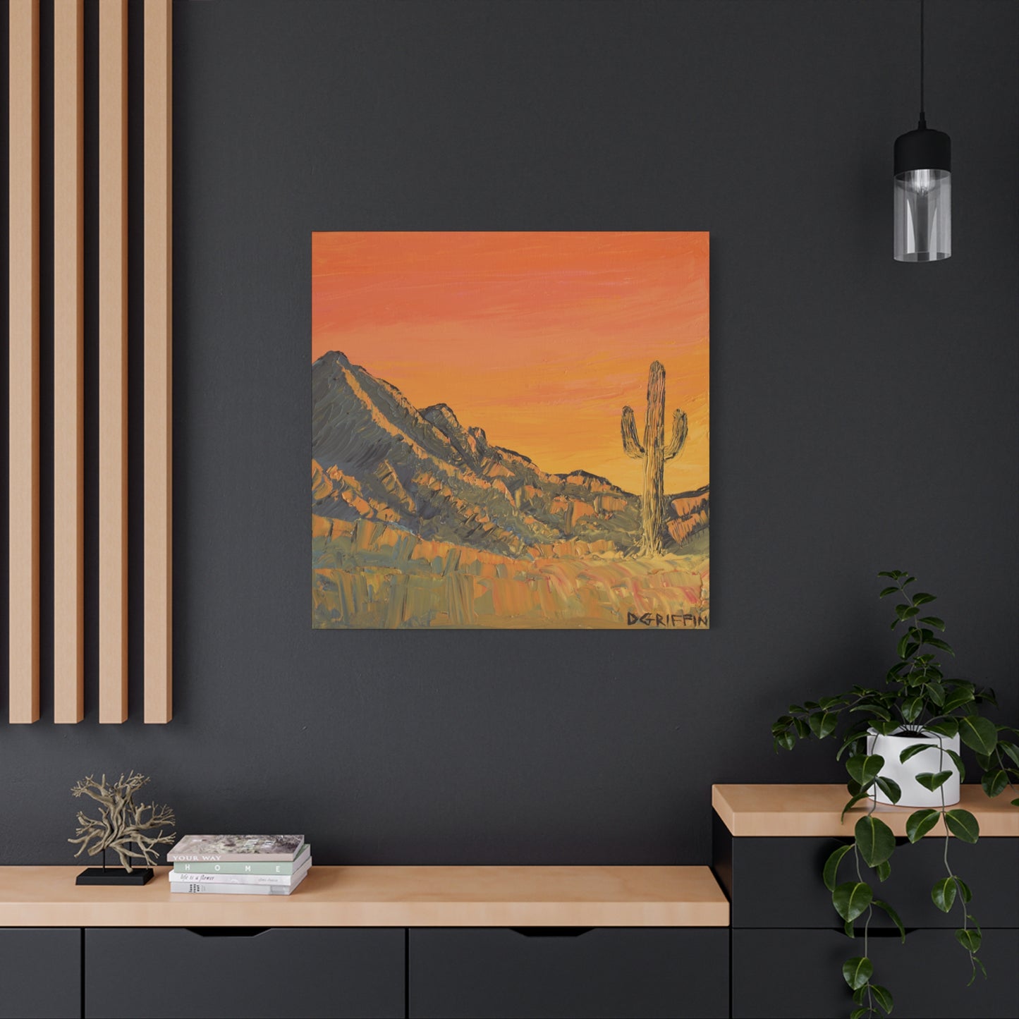 "Golden Hour" - Stretched Canvas Wall Decor