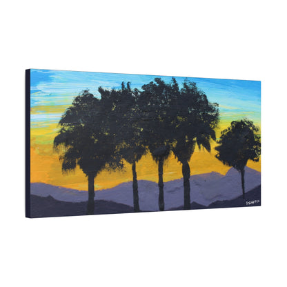 Copy of "Palm Sunset" - Stretched Canvas Wall Decor