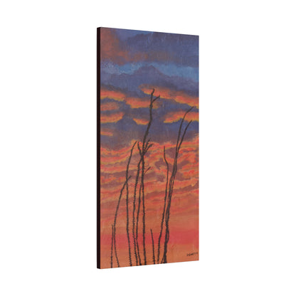 "Great Fire in the Sky" - Stretched Canvas Wall Decor