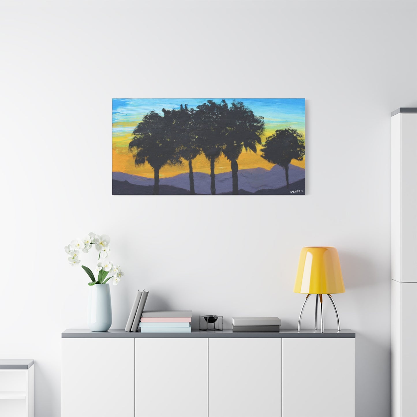Copy of "Palm Sunset" - Stretched Canvas Wall Decor