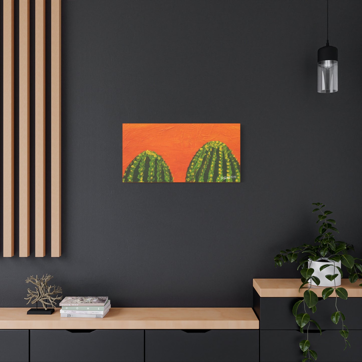 "Barril Alegre" - Stretched Canvas Wall Decor