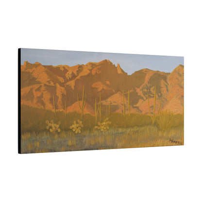 "Golden Hour in the Foothills" - Stretched Canvas Wall Decor