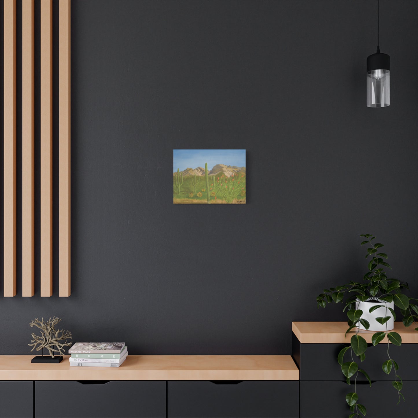 "View from Oro Valley" - Stretched Canvas Wall Decor