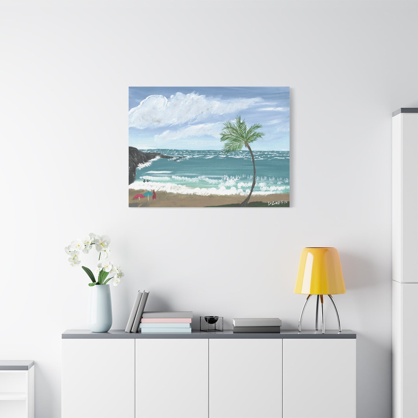 "Hapuna Beach" - Stretched Canvas Wall Decor