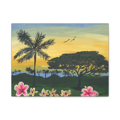 "Four Seasons Kona" - Stretched Canvas Wall Decor