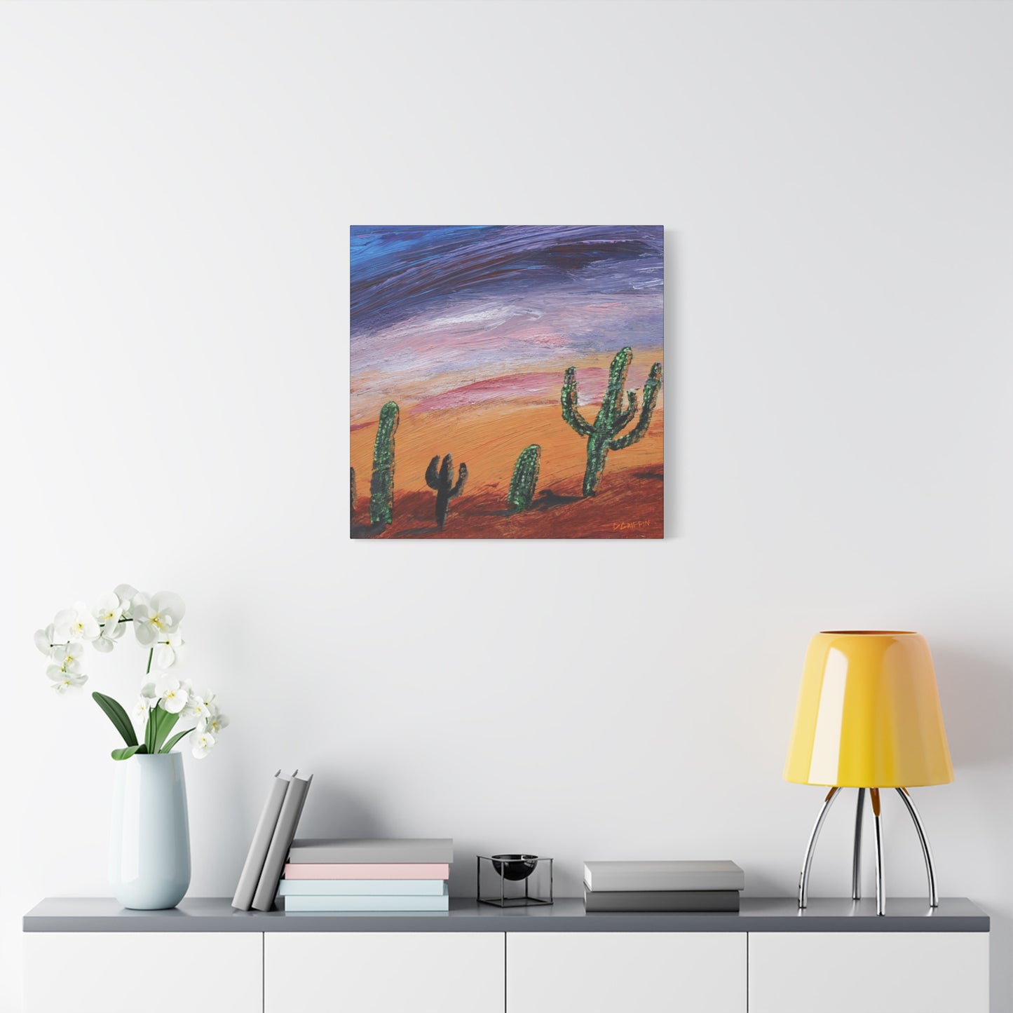 “Sonoran Twilight” - Stretched Canvas Wall Decor