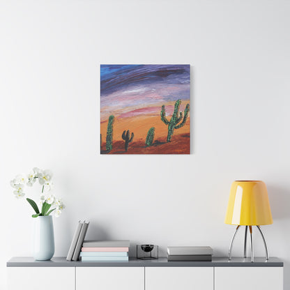 “Sonoran Twilight” - Stretched Canvas Wall Decor