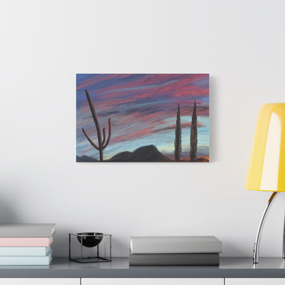 "Desert Dusk" - Stretched Canvas Wall Decor
