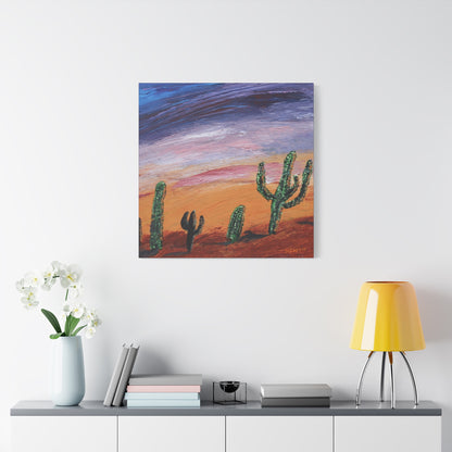“Sonoran Twilight” - Stretched Canvas Wall Decor
