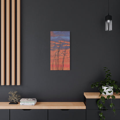 "Great Fire in the Sky" - Stretched Canvas Wall Decor