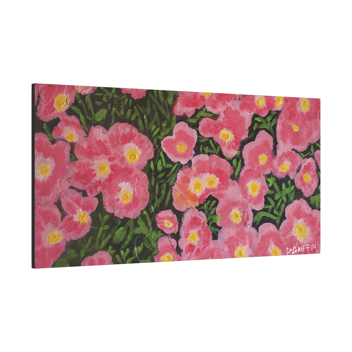 "Pink Petals" - Stretched Canvas Wall Decor