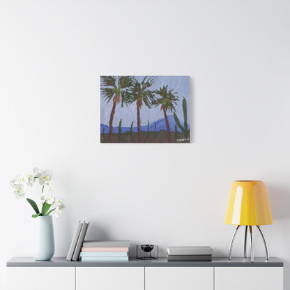 "Desert Palms" - Stretched Canvas Wall Decor