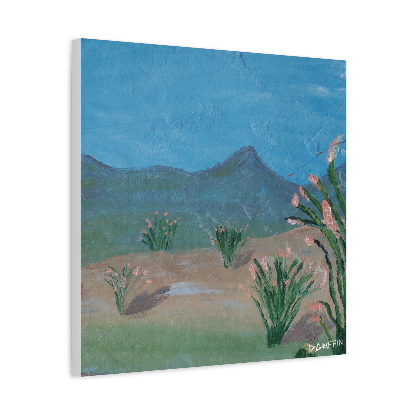 "Ocotillo Valley" - Stretched Canvas Wall Decor