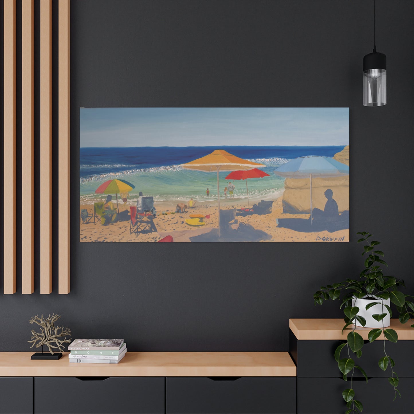 "South Casa Beach" - Stretched Canvas Wall Decor