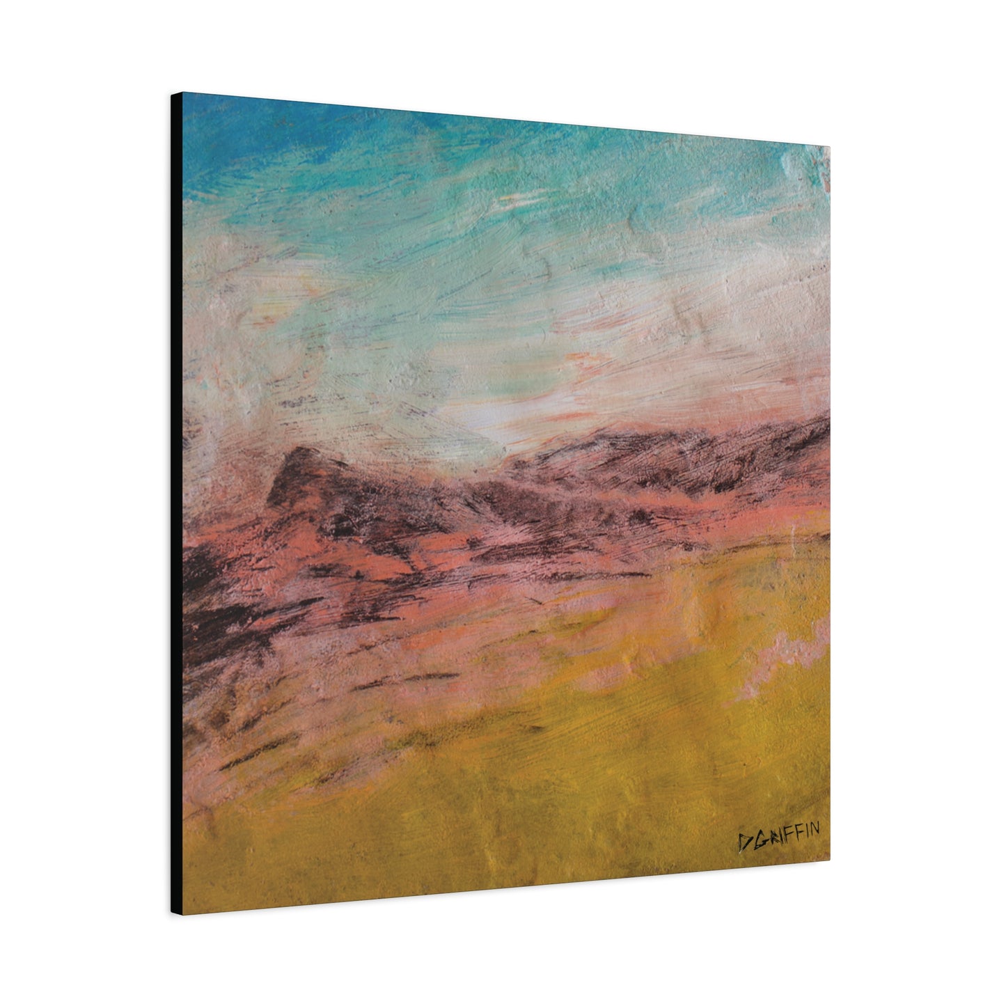 "Sunset on the Ridge" - Stretched Canvas Wall Decor