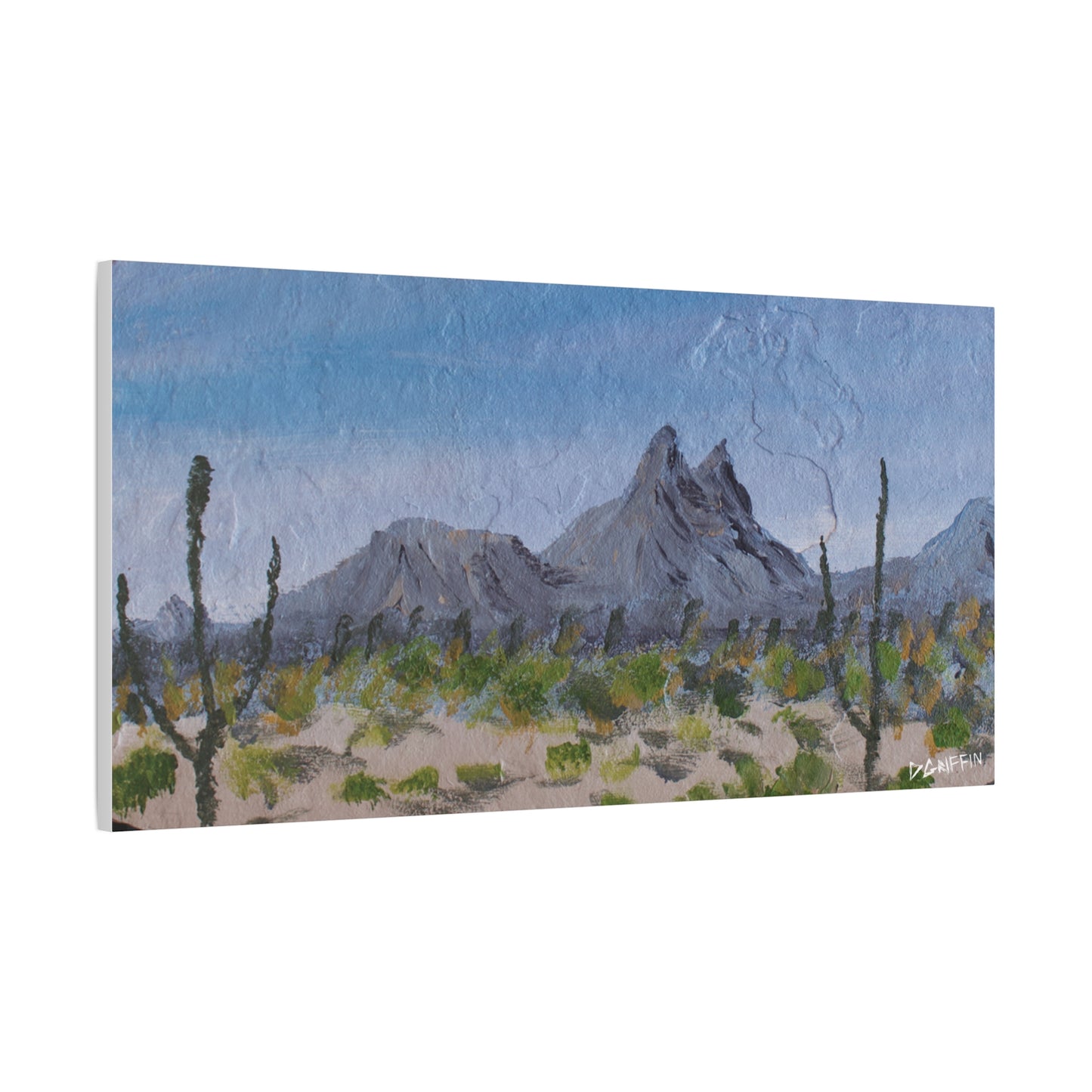 "Morning Mountain Haze" - Stretched Canvas Wall Decor
