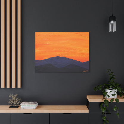"Desert Indigo" - Stretched Canvas Wall Decor