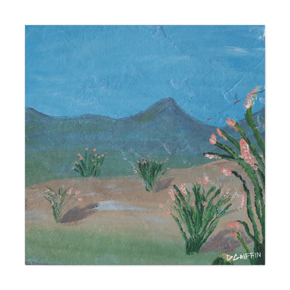 "Ocotillo Valley" - Stretched Canvas Wall Decor