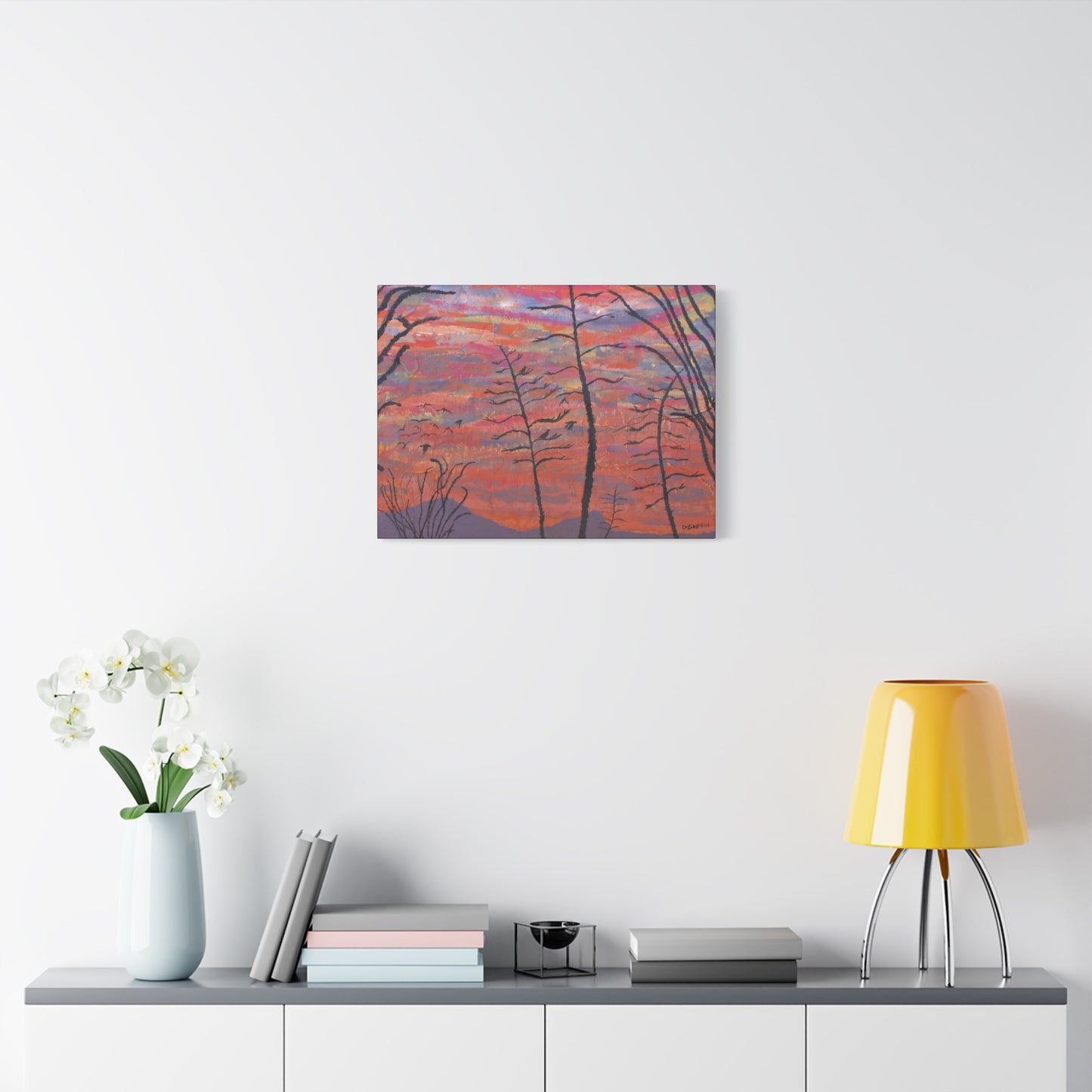 "Agave Sunset" - Stretched Canvas Wall Decor