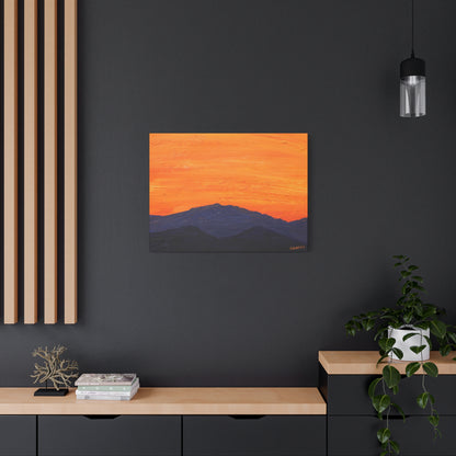 "Desert Indigo" - Stretched Canvas Wall Decor