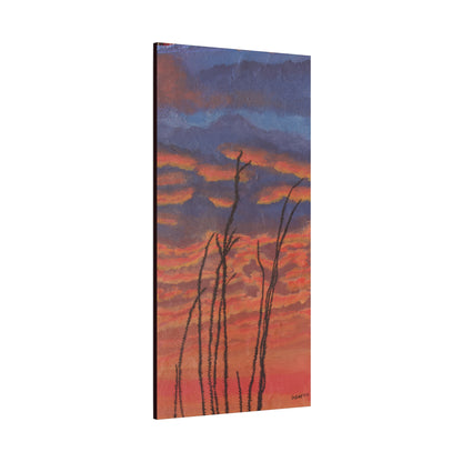 "Great Fire in the Sky" - Stretched Canvas Wall Decor