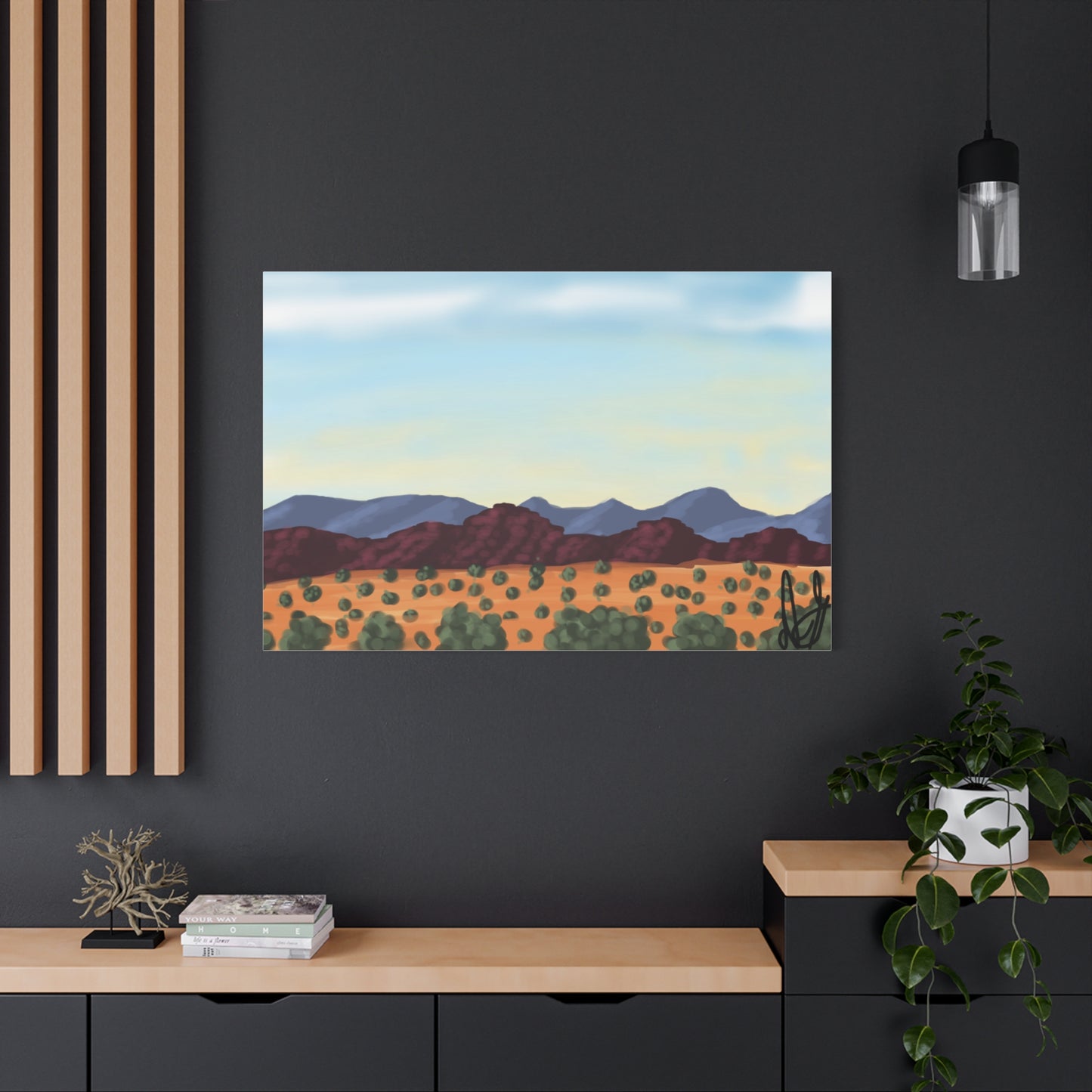 "Morning Horizon" - Stretched Canvas Wall Decor