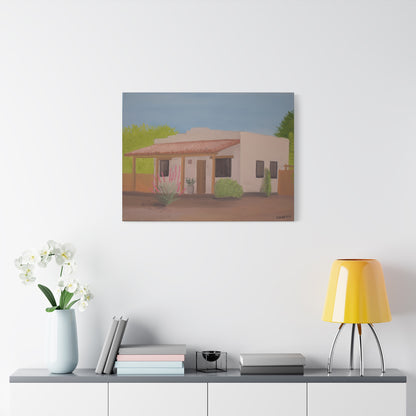 "Casita in the Sun" - Stretched Canvas Wall Decor