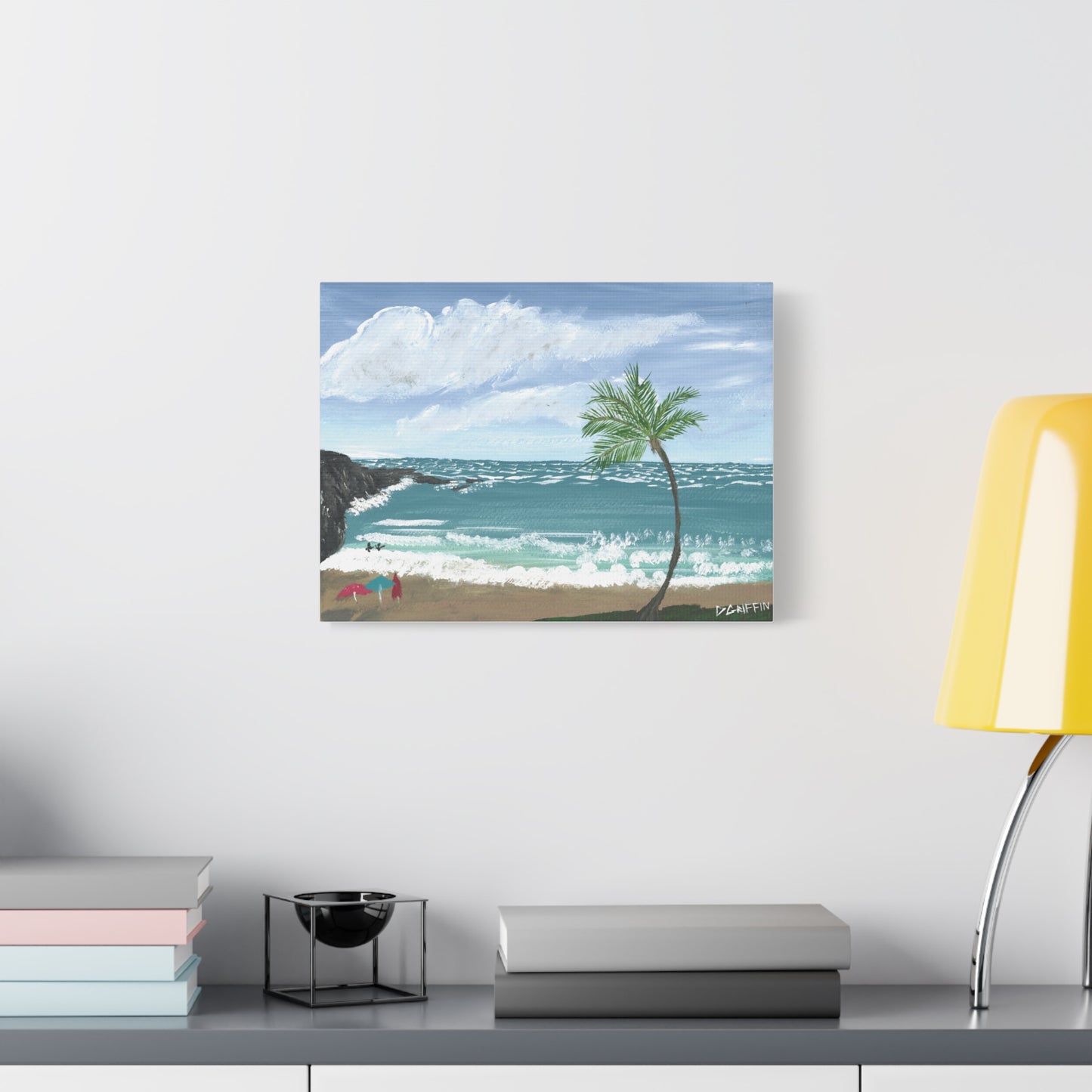 "Hapuna Beach" - Stretched Canvas Wall Decor