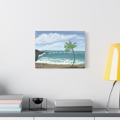 "Hapuna Beach" - Stretched Canvas Wall Decor
