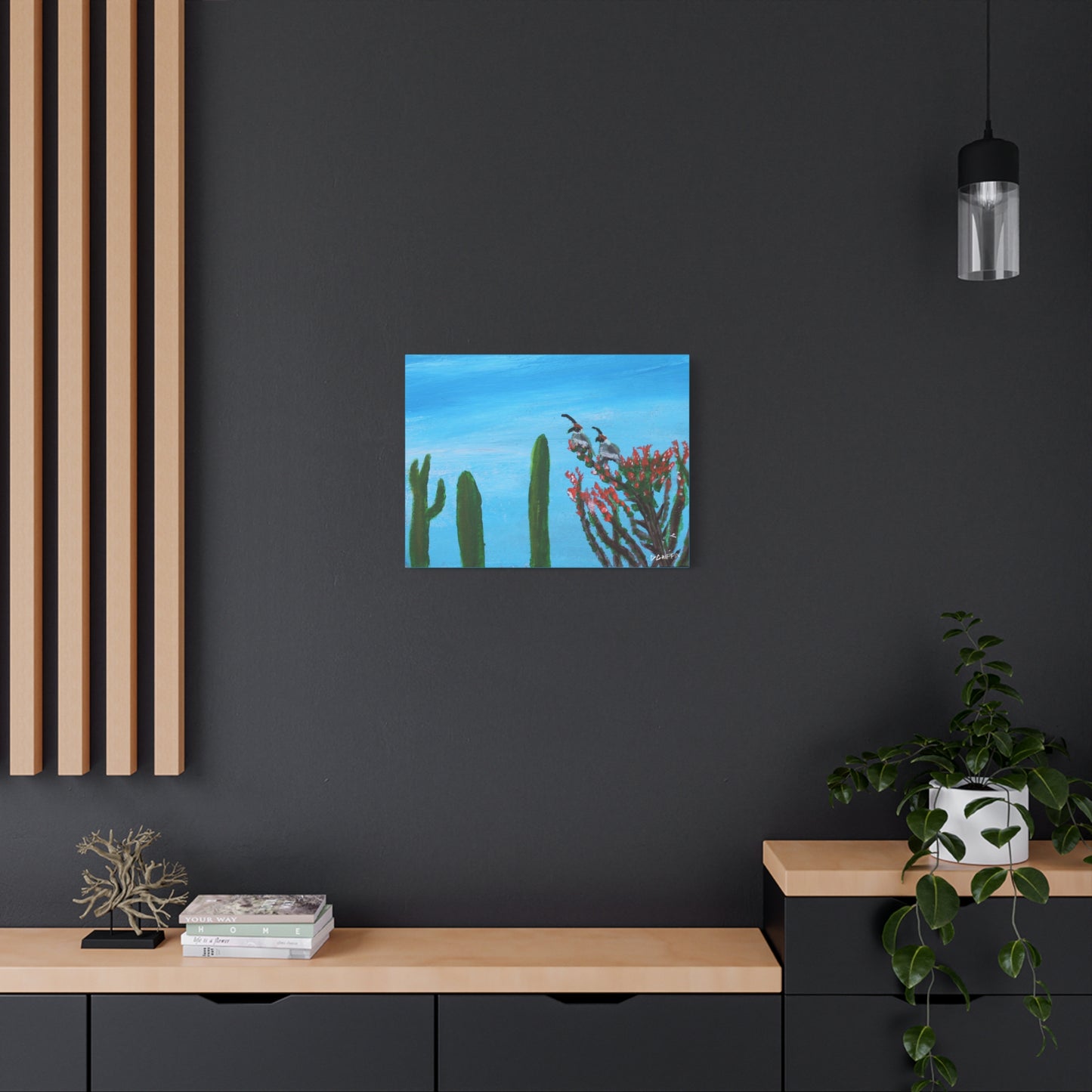 "Desert Duo" - Stretched Canvas Wall Decor