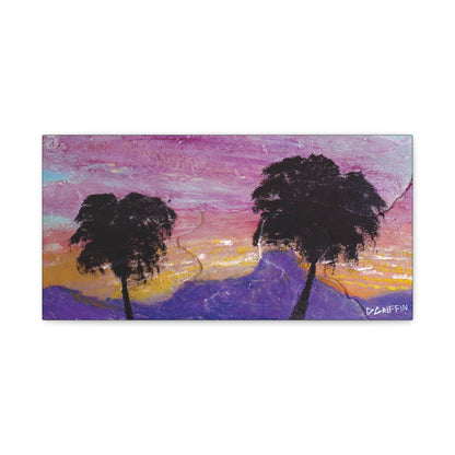 "Sunset in the Foothills" - Stretched Canvas Wall Decor