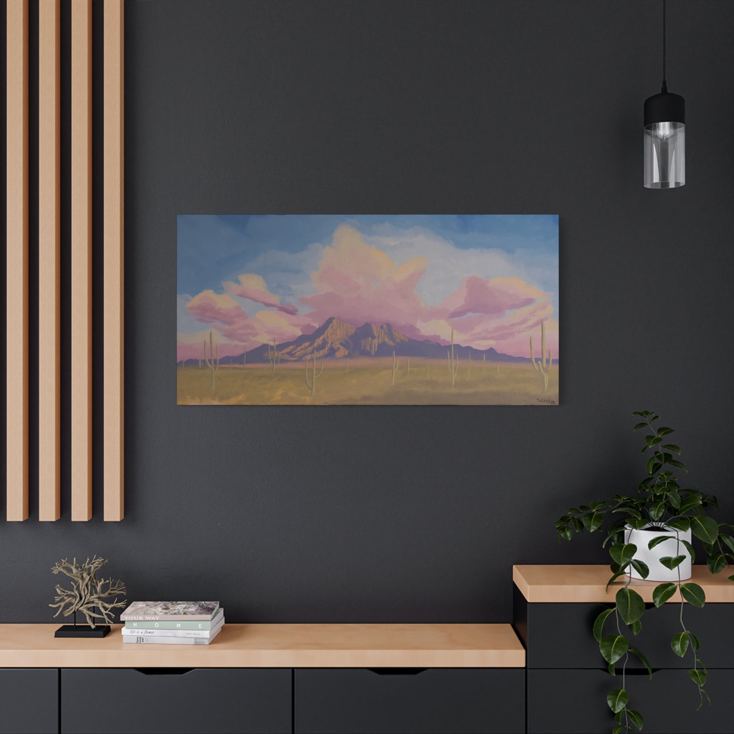 "Desert Hues" - Stretched Canvas Wall Decor