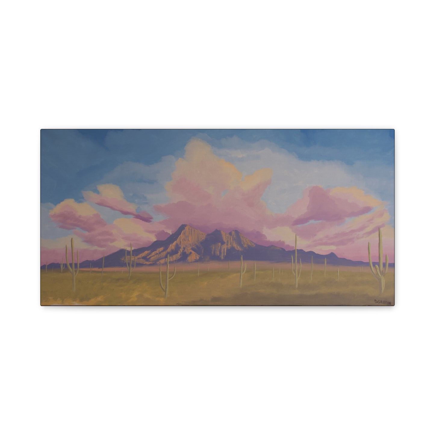 "Desert Hues" - Stretched Canvas Wall Decor