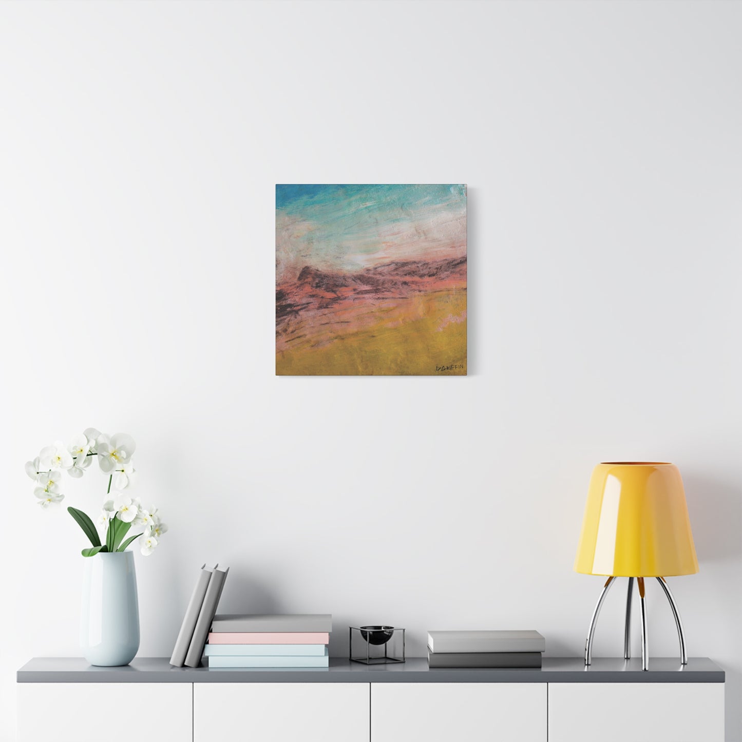 "Sunset on the Ridge" - Stretched Canvas Wall Decor