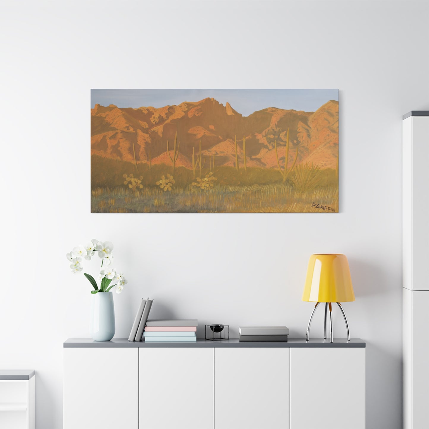 "Golden Hour in the Foothills" - Stretched Canvas Wall Decor
