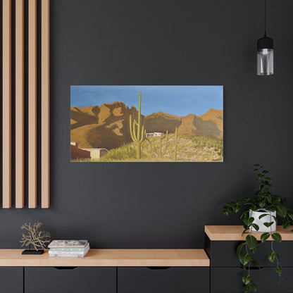 "Quartzite Canyon" - Stretched Canvas Wall Decor