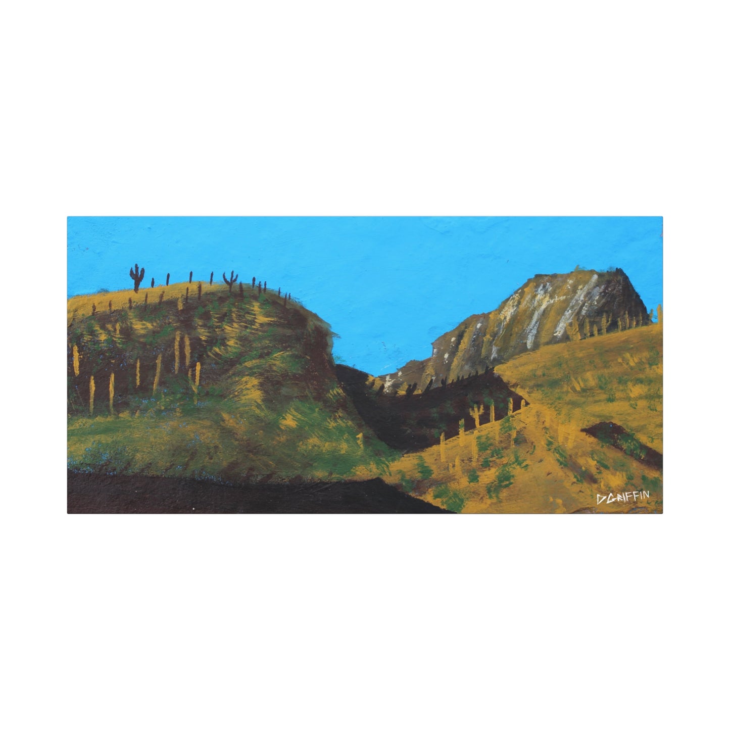 "Pima Canyon" - Stretched Canvas Wall Decor