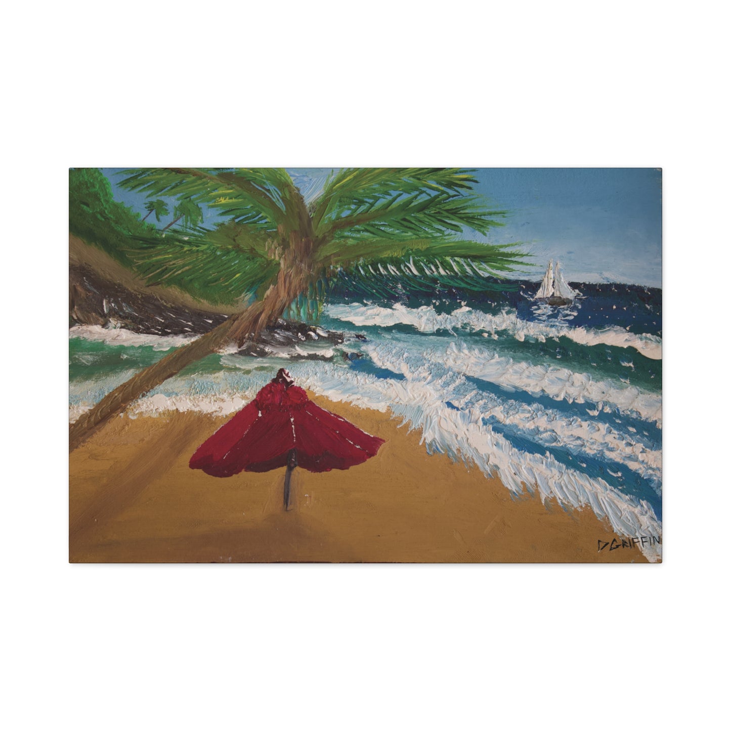 "Hilo Shores" - Stretched Canvas Wall Decor